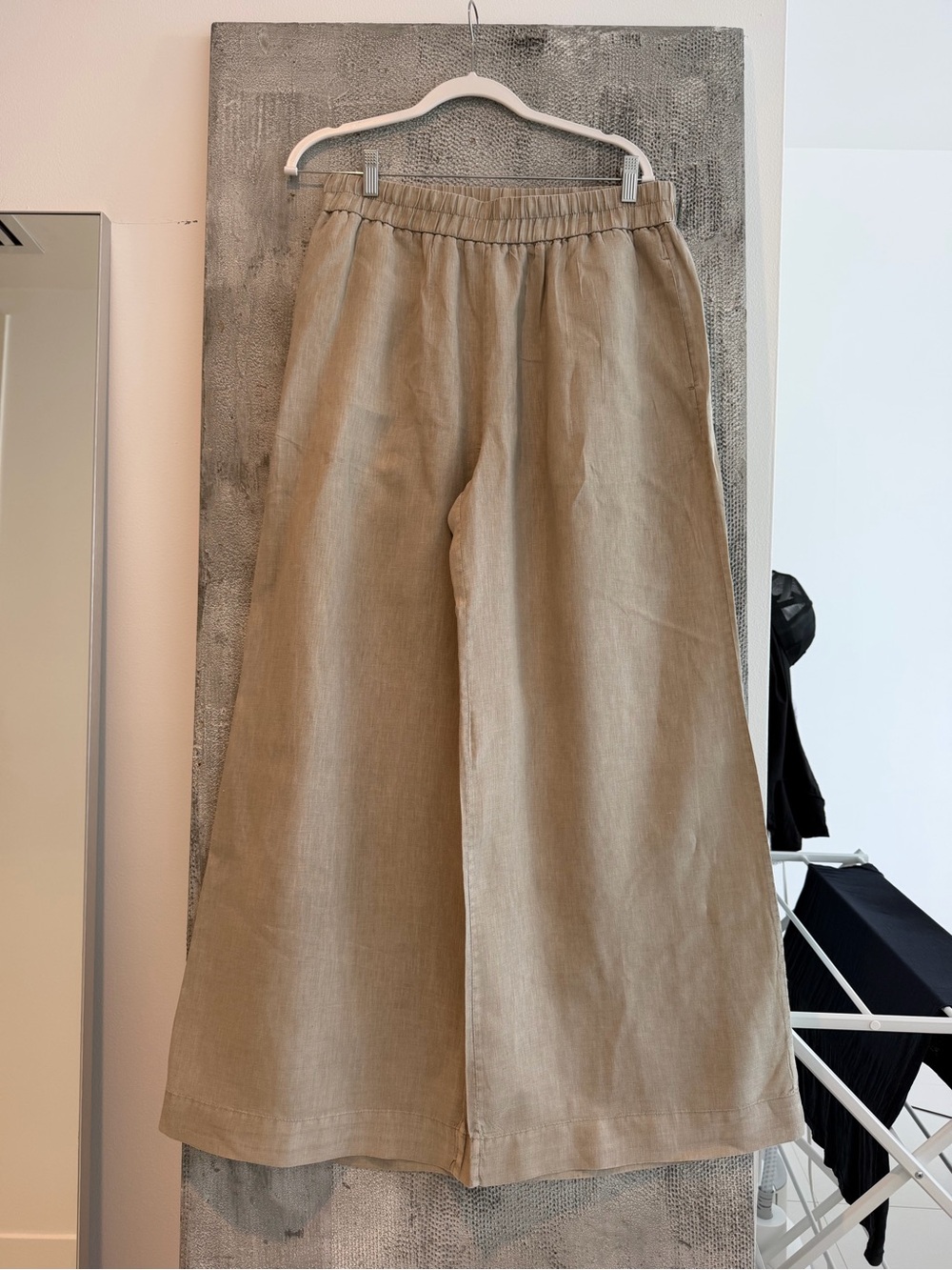 James Perse Lightweight Linen Culotte Pant - Picture 6 of 7